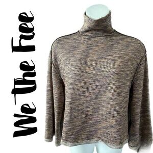 We The Free Sweater Mock Turtleneck with Wide Sleeves NWOT in Plus Size